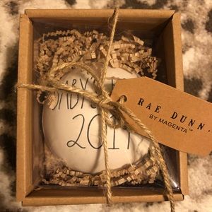 Rae Dunn ornament